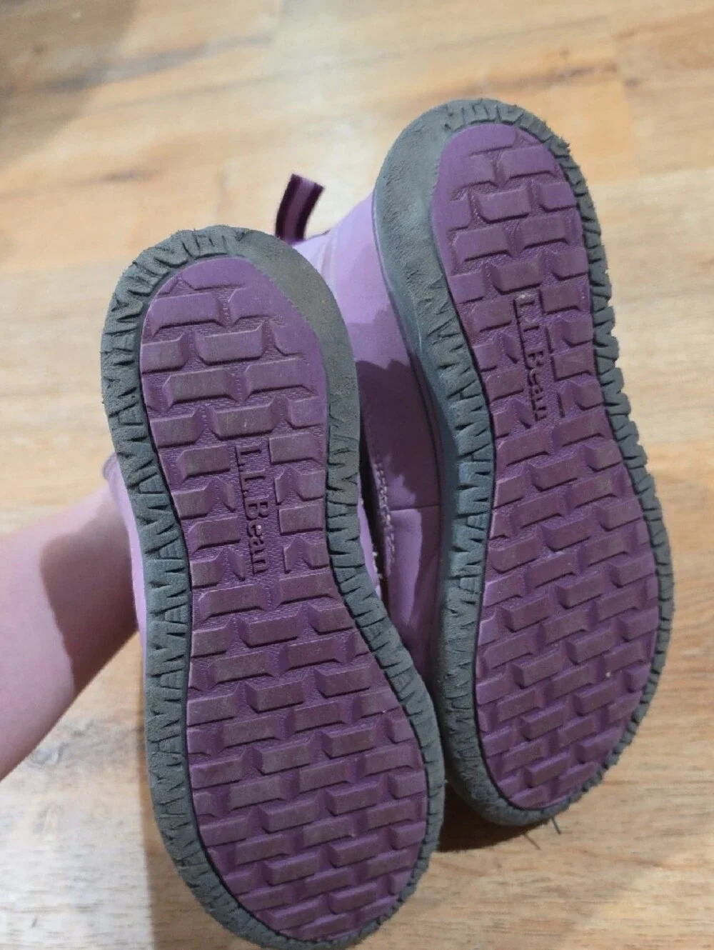 L.L. Bean Lilac/Purple Kids Insulated Winter Boots